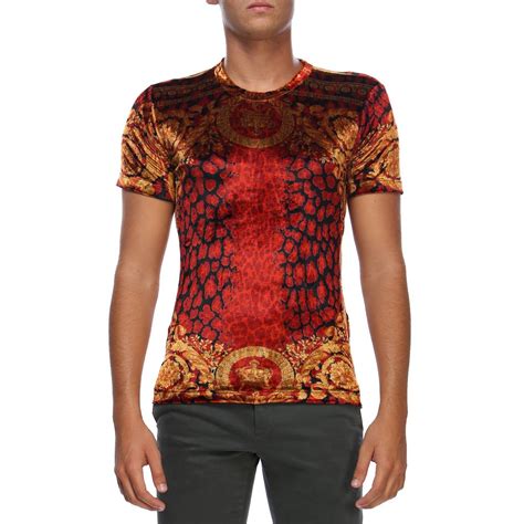 versace t shirt herren rot|Alle T.